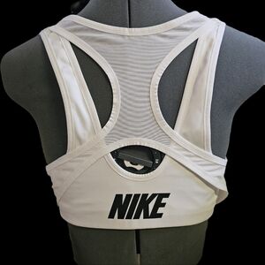 Nike zipper sports bra large
